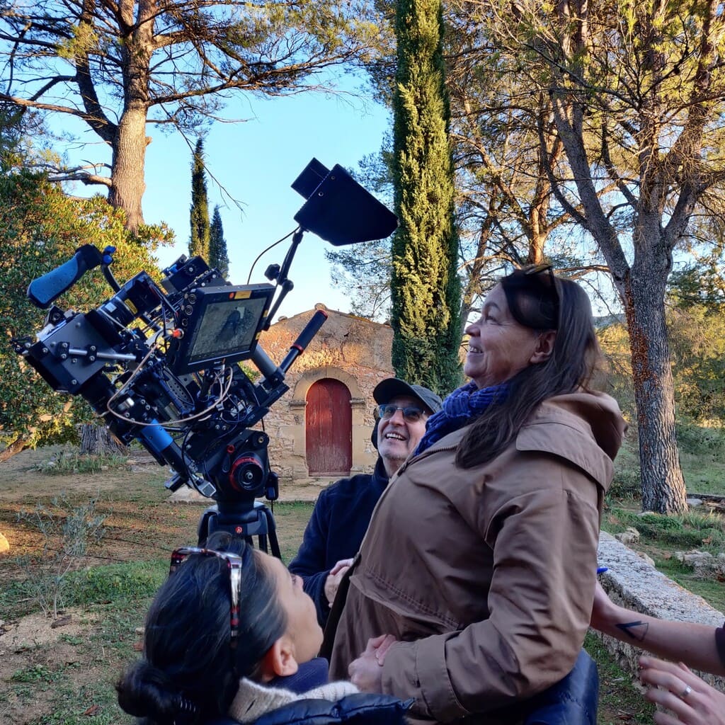 Myriam BOYER & Jean-Marie BOULET, lors du tournage de « JEANNE », de Fabien REMBLIER, en Novembre 2020